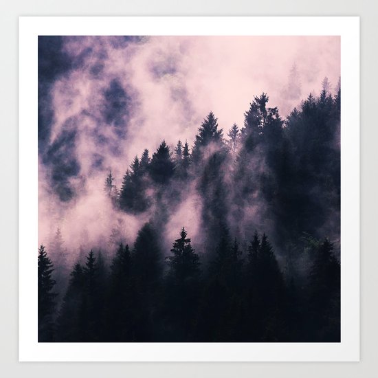 Foggy Night #society6 #decor #buyart Art Print