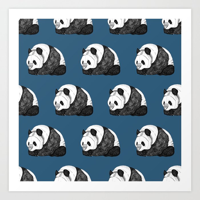 Pandas Art Print