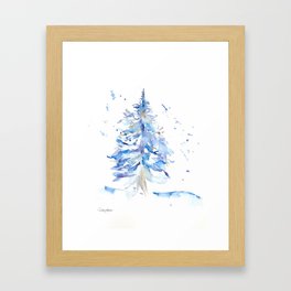 Winter Splash Framed Art Print
