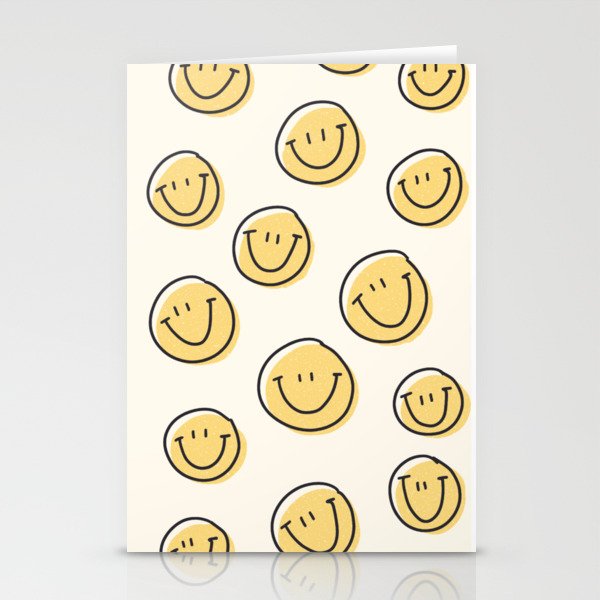 smiley faces Stationery Cards