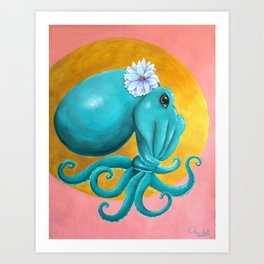  The strength – Octopus nro 7 Art Print