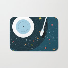 Space Vinyl Bath Mat