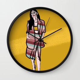 Jessica Wall Clock | Eyeshadow, Black And White, Jessicachastain, Fashion, Seattle, Portrait, Brightcolors, Stylish, Drawing, Whimsical 