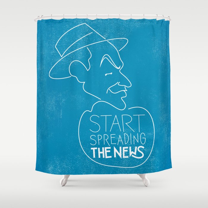 Frank Tribute Shower Curtain