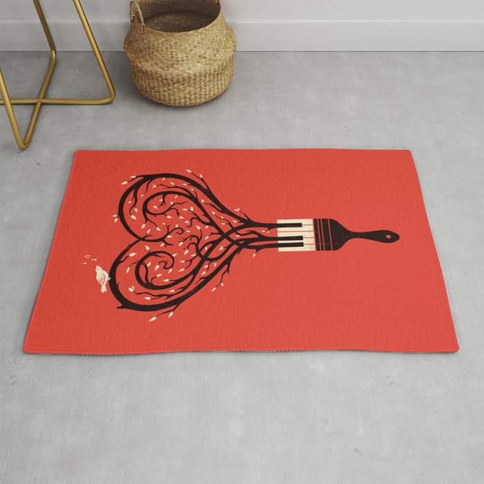 Paint Your Love Song Rug