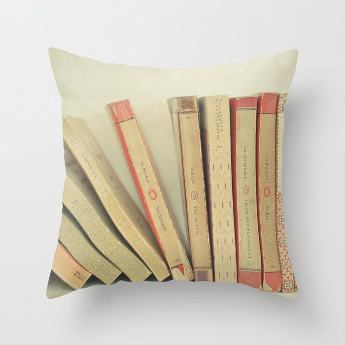 Falling Throw Pillow by Cassia Beck Society6