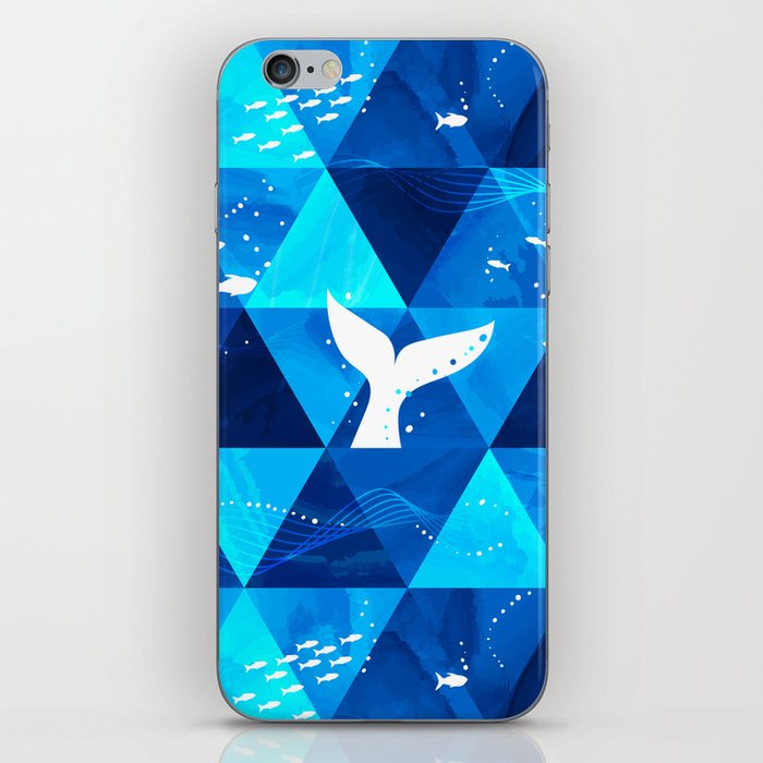 Blue Whale Singing iPhone Skin