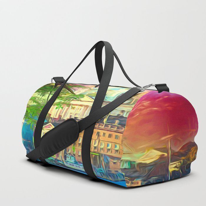 rainbow duffle bag
