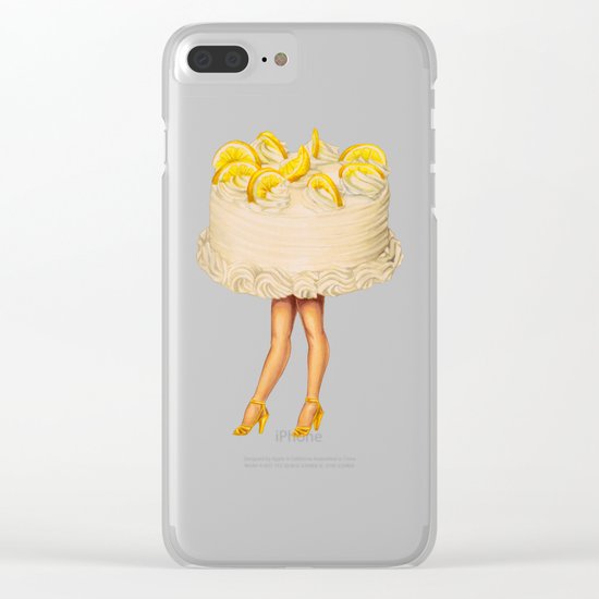 Cake Girl - Lemon Clear iPhone Case