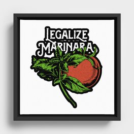 Legalize Marinara Framed Canvas