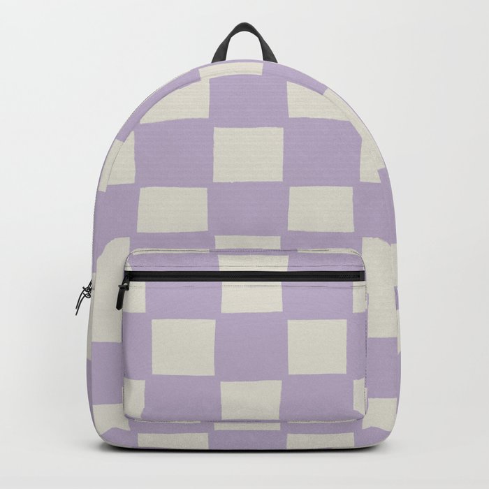 Tipsy checker in lilac dust Backpack