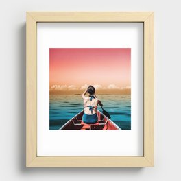 Paddle Paddle Recessed Framed Print