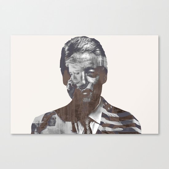 Sir Bill Clinton Canvas Print
