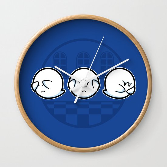 Boo No Evil Wall Clock