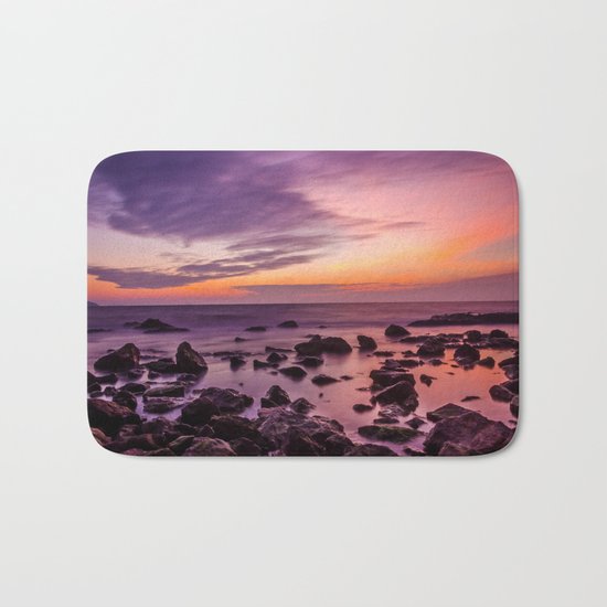 purple romance Bath Mat