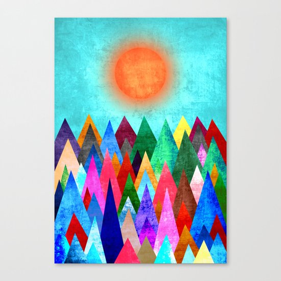 Summer Peaks Canvas Print