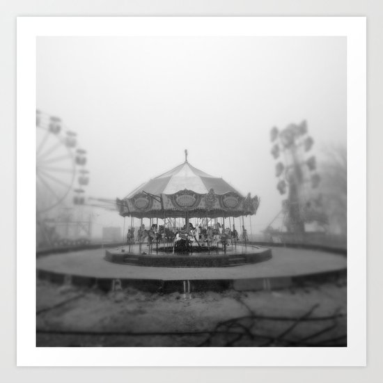 Silent Beach Park Art Print