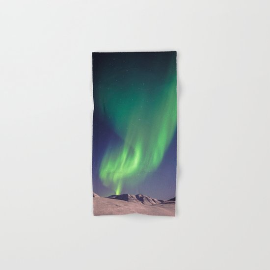 The Northern Lights (Aurora Borealis) Hand & Bath Towel