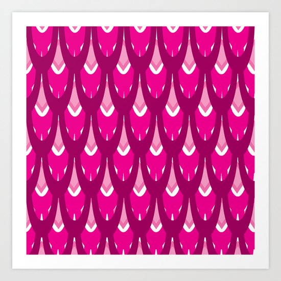 Pink Arches Art Print