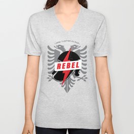 albanian rebel III V Neck T Shirt