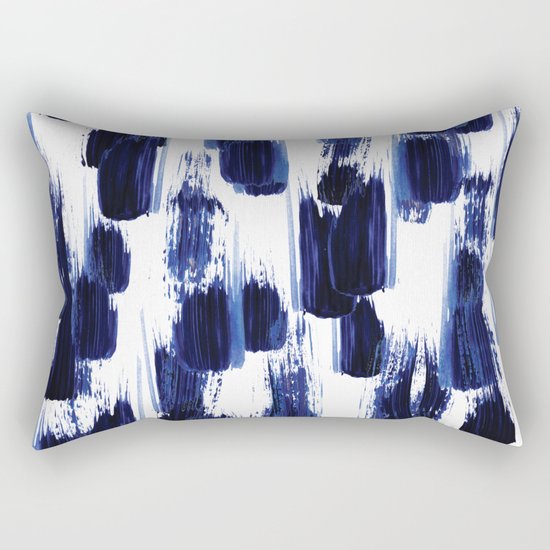 Blue mood Rectangular Pillow