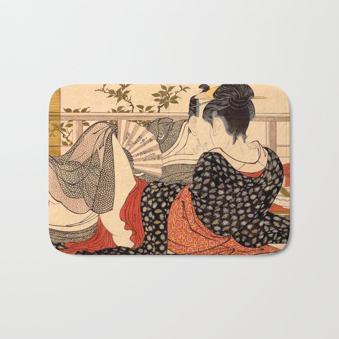 Lovers in an Upstairs Room Bath Mat