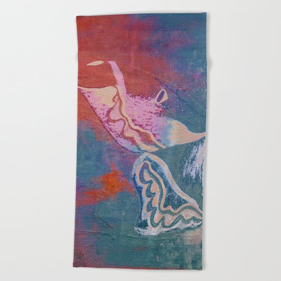 Moths 2 Beach Towel