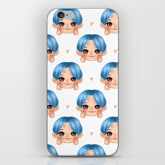 Bts V Cute Chibi Iphone Skin By Swaidraws Society6