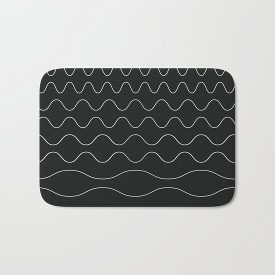 between waves Bath Mat