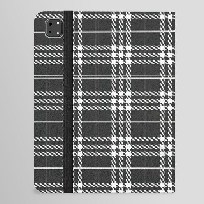 Black and White Flannel iPad Folio Case