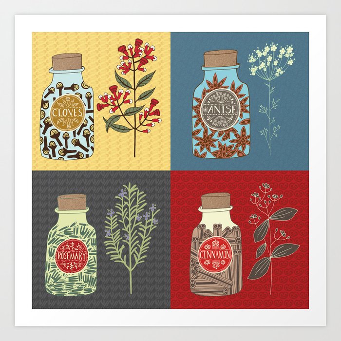 Spice Collection Art Print