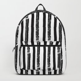 Unconditional Love Cat and Dog as Family Members Stripes Backpack | Blackwhitestripes, Modern, Inkdrawing, Drawing, Dog, Love, Pattern, Modernart, Organiclines, Animallover 