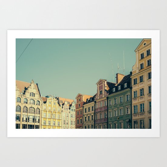 Wroclaw City Center Art Print