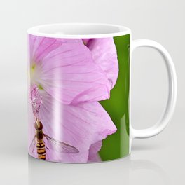 Blossom Mauve Bee Pink Flower Coffee Mug