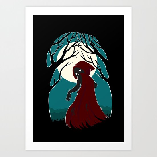 Red Riding Hood 2 Art Print