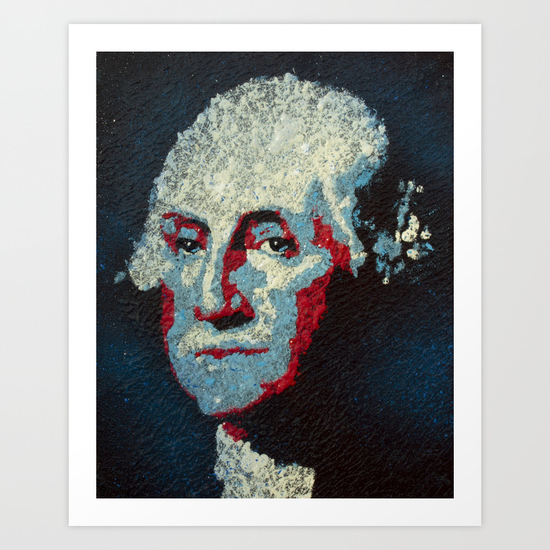 The General George Washington Art Print By Adamlentini Society6