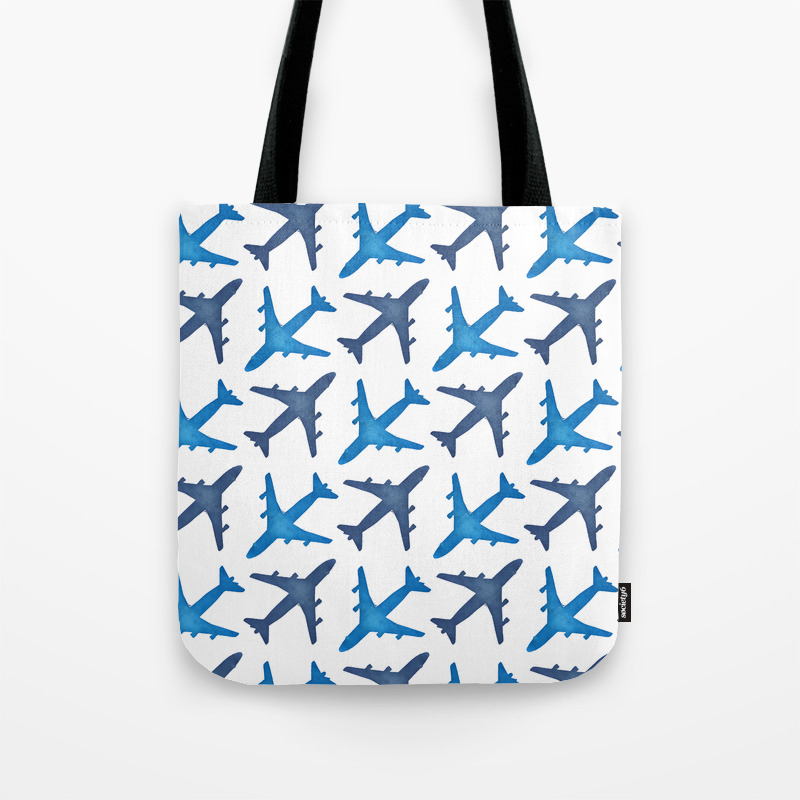 plane tote bag