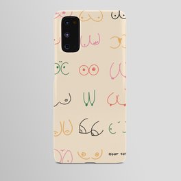 Pastel Boobies Sketch Android Case
