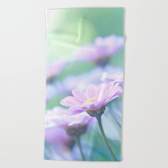 Soft Pink Marguerite Daisy Flower #2 #decor #art #society6 Beach Towel