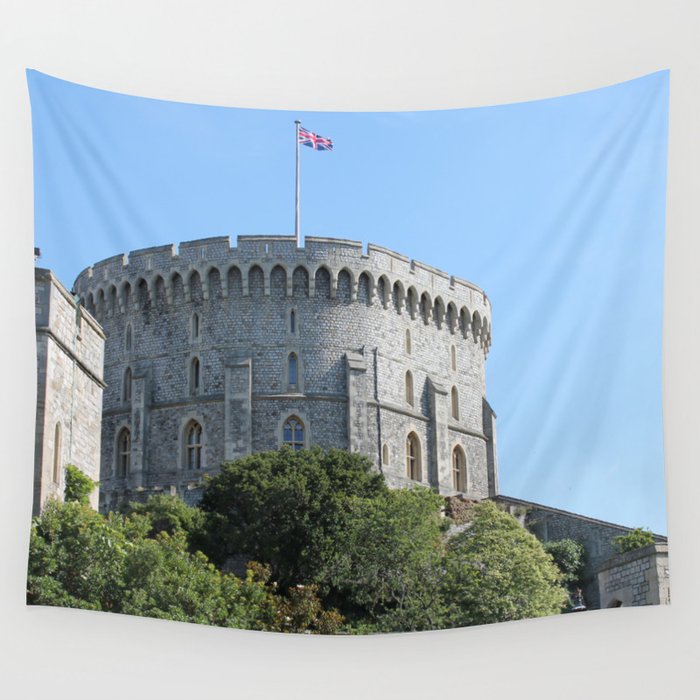 Great Britain Photography - Royal Castle In The Outskirts Of London Wall Tapestry