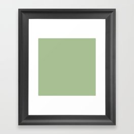 Sea Glass Green Framed Art Print
