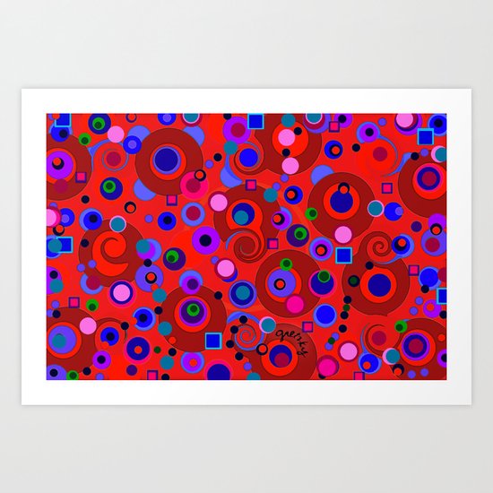 Retro Art Print