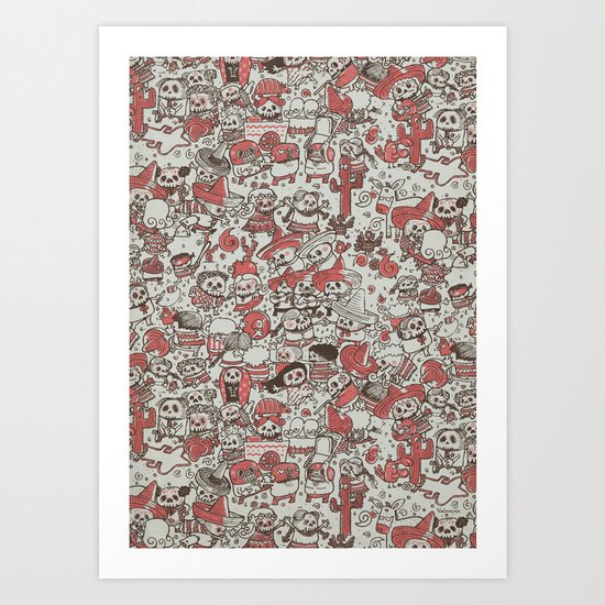 La Fiesta Art Print