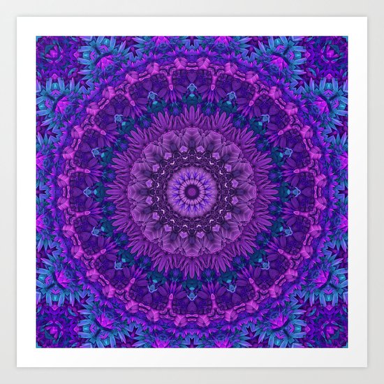 Harmony in Purple Art Print