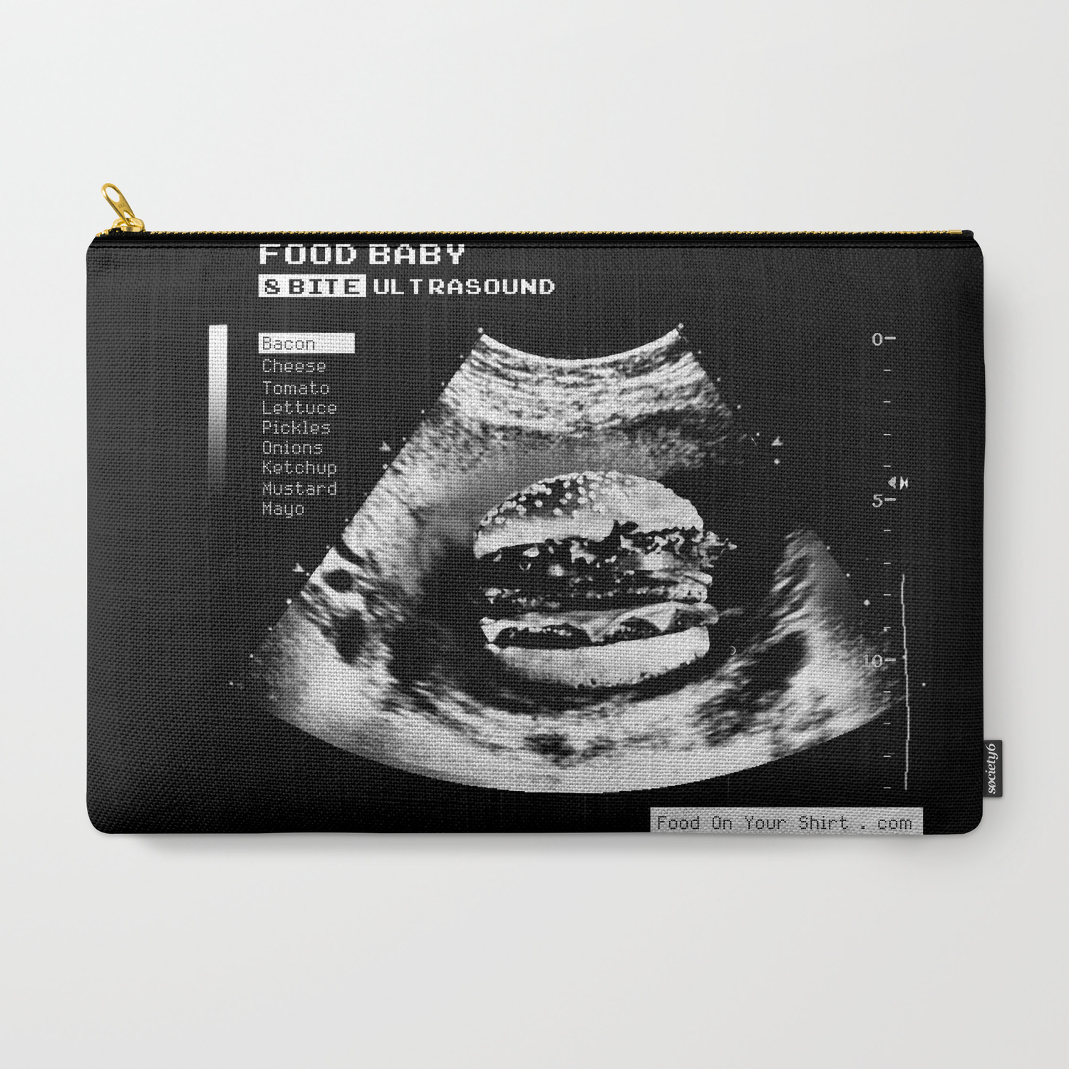 Food Baby Burger Carry All Pouch By Foodonyourshirt Society6