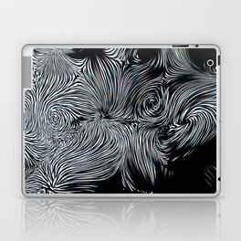 Swirl glitch shapes Laptop Skin