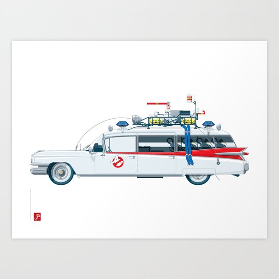 Paranormal Hunters Car Art Print