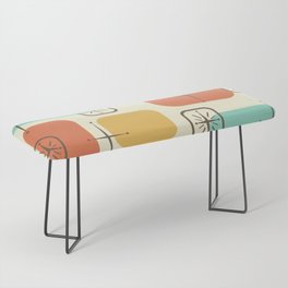 Mid Century Modern Sputnik Cards Colorful 1 Bench