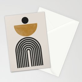 Mid Century Modern Graphic Stationery Card