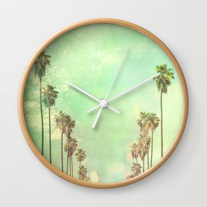 Palm tree photo. Los Angeles. La La Land  Wall Clock